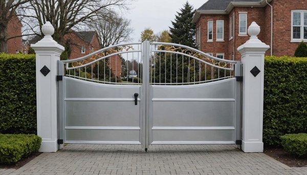 Portail à battants en aluminium : alliez style et sécurité